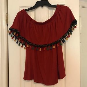 off the shoulder top